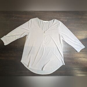 Green Envelope Gray Women's Shirt